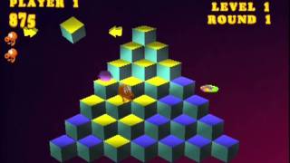 QBERT PLAYSTATION  CLASSIC MODE 2D amp 3D [upl. by Aztinad]