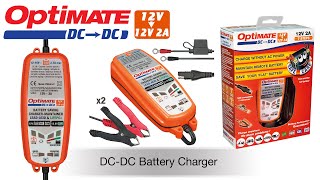 OptiMate DC to DC EN TM500 V2 12V to 12V 2A  Battery Protection [upl. by Halika]