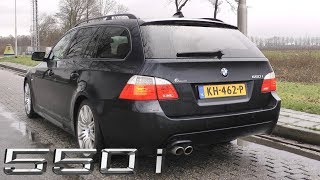 BMW E60E61 550i  Revs Accelerations amp Sounds [upl. by Trudy946]