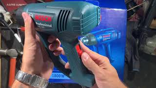 BOSCH GHG 180 SKIL 8003 Doble unboxing de pistolas de calor [upl. by Prudie]