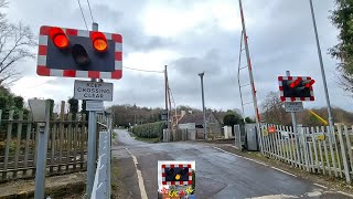 Mountfield Riverhall Level Crossing East Sussex [upl. by Cloutman]