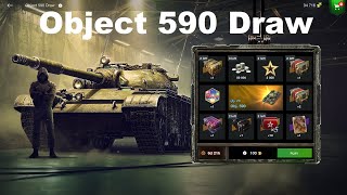 NEW Tank Object 590 Draw WoT Blitz  Hunt for Premium Tanks Soviet Surprise and Mega Containers [upl. by Cheung]