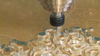 1325 cnc router cutting 20mm acrylic sheet ACCTEK [upl. by Adnohryt]