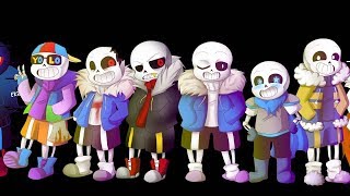 【Undertale】 100 megalovania au mashup second aniversary of undertale [upl. by Aihsekin]