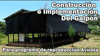 CONSTRUCCIÓN E IMPLEMENTACIÓN DEL GALPÓN PARA PROYECTO DE REPRODUCCIÓN AVÍCOLA [upl. by Noirrad599]