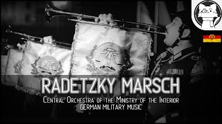 Radetzky March Op 228  GDR VERSION 【German Military Music】Nationale Volksarmee [upl. by Tioneb]