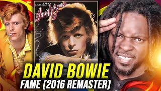 Hearing David Bowie quotFamequot 2016 Remaster For The First Time [upl. by Gerkman]