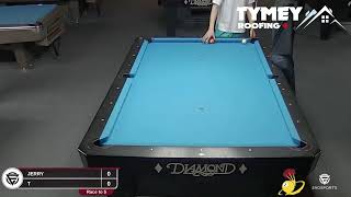 JERRY vs T  Q1 BILLIARDS  TABLE 6  EvoSports [upl. by Rawdan]