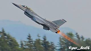 F16 NORAD Sunset Interception Demo  2024 Abbotsford Airshow [upl. by Leggat]