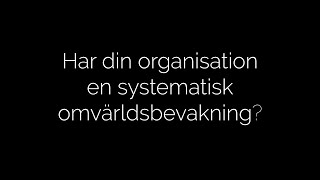 Systematisk omvärldsbevakning [upl. by Isabella]