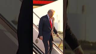 Trump arrives in Philadelphia ahead of debate with Harris  VOA News shorts [upl. by Epuladaugairam900]