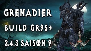 GRENADIER GR95  Build Chasseur de démons  Diablo 3 243 Saison 9 [upl. by Jacobba]