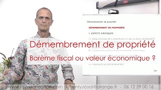 Démembrement de propriété  calcul de lusufruit et de la nuepropriété Youtube [upl. by Dennie569]