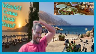 My Experience Exploring Crete Paleochora ChaniaGreece  Village Greek Food and Beaches [upl. by Aisayt]