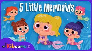 Five Little Mermaids Jumping off a Whale  The Kiboomers Counting Songs for Kids [upl. by Ailene]