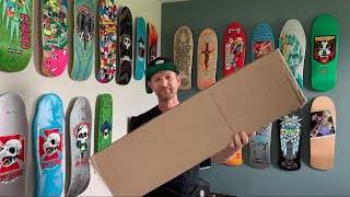 Powell Peralta Per Welinder Street Nordic Skull Reissue Skateboard Deck Unboxing [upl. by Ringo]