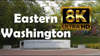 Eastern Washington University  EWU  8K Campus Drone Tour [upl. by Araik]