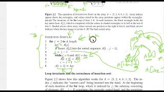 Chapter 2 Part 2 Insertion Sort is explained Algorithms  Cormen  lets read together [upl. by Koren]