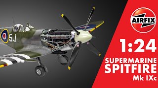 Airfix Super Kit Detail  124 Supermarine Spitfire MkIXc A17001 [upl. by Emmett]