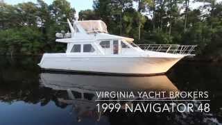 Navigator 48 Classic PIlothouse 1999 sold by Bob Starr 82016 [upl. by Aserehs]