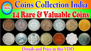 Fourteen Rare And And Valuable Coins Price In 2024  Coins Collection India [upl. by Ibrahim489]