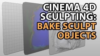 Cinema 4D Sculpting Tutorial Bake Objects [upl. by Aylad927]