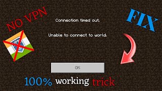 MINECRAFT PE SERVER NOT JOIN PROBLEM FIX NO VPN  DISCONNCT FROM SERVER  MINECRAFT PE 120 [upl. by Leacim758]