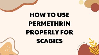 How To Use Permethrin Properly For Scabies Updated 2023 [upl. by Whipple421]