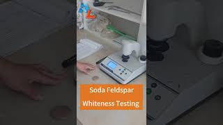 Soda Feldspar Whiteness Testing [upl. by Beverlee]