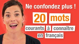 Paronymes  ne confondez plus ces 20 mots courants  Vocabulaire français [upl. by Ayikur]