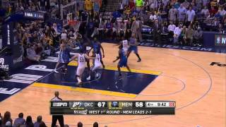 Oklahoma City Thunder vs Memphis Grizzlies Game 4  April 26 2014  NBA Playoffs 2014 [upl. by Acina]