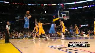 NBA Playoffs 2012 Oklahoma City Thunder Vs Los Angeles Lakers Highlights May 19 2012 Game 4 [upl. by Faucher]