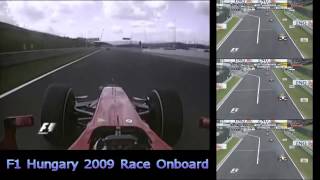 F1 Hungary 2009  Kimi Raikkonen Onboard Start  First Laps [upl. by Eddi]