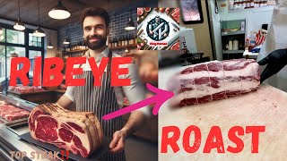 Ribeye Roast  desde la carnicería‼️ribeyesteak Ribeye roast aprende tutorial [upl. by Idmann]