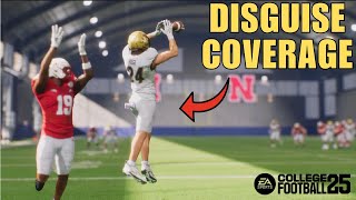 How To Disguise Your DEFENSE in College Football 25 Breakdown [upl. by Paluas678]