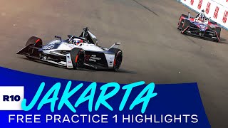 NEW CONTENDER emerges during FP1  2023 Gulavit Jakarta EPrix [upl. by Onairam]