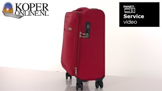 Instellen cijferslot CarryOn Air Koffer [upl. by Einehpets]