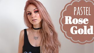 how to ROSEGOLD HAIR COLOUR [upl. by Ahsiek325]