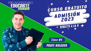 📚 Curso Gratuito  📕 Admisión 2023  🏫 Ingreso a la Universidad  Clase 4💻🧠✍️ [upl. by Adnorat]