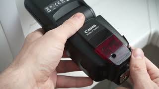 Canon Speedlite 580ex II [upl. by Aleit]