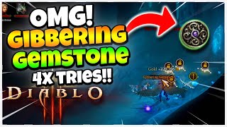 Diablo 3 Farming The GIBBERING GEMSTONE in 4 TRIES Season 28 [upl. by Garibold]