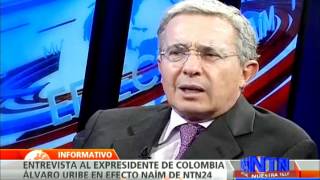 Venezuela quotes una dictadura todavía con votosquot Álvaro Uribe Vélez  NTN24COM [upl. by Zena]