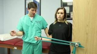 Shoulder Elastic Band Strengthening Exercises [upl. by Eileek]