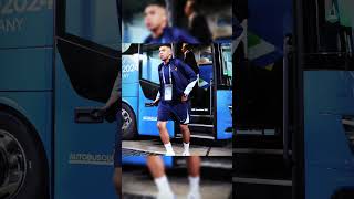 Lamine Yamal Arriving In Bus🥶 shorts ronaldo messi shortsvideo [upl. by Bywoods256]