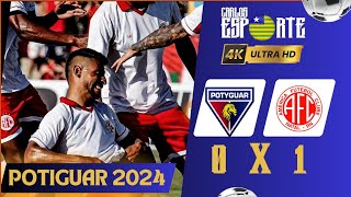 Potyguar x AméricaRN Campeonato Potiguar 2024 Melhores momentos do jogo [upl. by Rabelais]