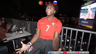 Portugal 🇵🇹 vs Slovenia 🇸🇮 EUROS irl [upl. by Monetta804]