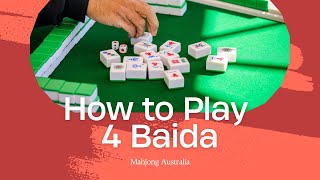 How to play 4 Baida Mahjong [upl. by Azeret]