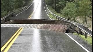 Road Collapse Maine 2008 [upl. by Clarhe]