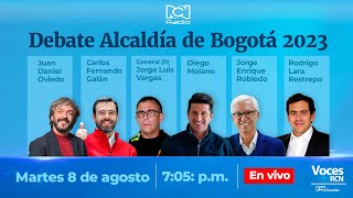 EN VIVO  Debate Alcaldía de Bogotá 2023 [upl. by Owiat411]