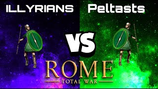 Mercenary PELTASTS vs ILLYRIANS  Which is better Total War Guides shorts [upl. by Wasserman395]